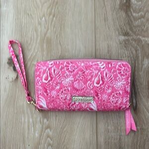 Simply southern Pink Floral Women's Wristlet